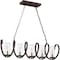 Quoizel Tumult Linear Chandelier TMT540WT - alternate 4